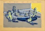 Vladimír Havrilla, But the second side of the record, 1981, serigrafia na papieri