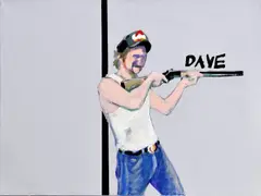 Roman Bicek, Dave, 2005, akryl na plátne