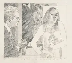 Julián Filo, Bez názvu, 1984, kresba ceruzou na papieri