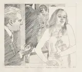 Julián Filo, Bez názvu, 1984, kresba ceruzou na papieri