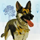 Mira Gáberová, Ajja, 2008, akryl na plátne