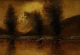 Pri rieke Poprad by Eugen Szepesi-Kuszka, okolo 1910, olej na kartóne, sold Oct 2008