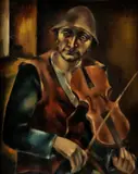 Viliam Ruttkay-Nedecký, Huslista, 1932, olej na plátne