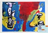 Renátka Š., Krajina fantázie, 2007, tempera, farebné ceruzy na papieri