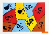 Kolektív Detí Dss Hrabiny, Nekonečno, 2007, tempera, farebné ceruzy na papieri