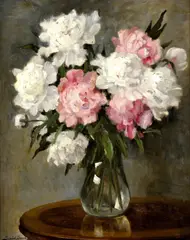 Dezső Szabó, Kytica chryzantém, 1935, olej na kartóne