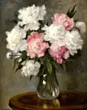 Dezső Szabó, Kytica chryzantém, 1935, olej na kartóne