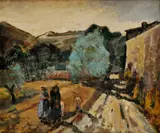 Gilbert, Provensálsko, okolo 1950, olej na plátne