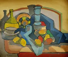 Legaart, Raňajkové zátišie, okolo 1940, tempera na kartóne