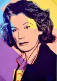 Andy Warhol, Mildred Scheel (F/S; II. 238), 1980, farebná sieťotlač s diamantovým prachom na papieri ARCHES 88 (slepotlačová značka vľavo dole)