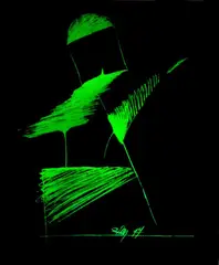 Peter Lehocký, Kresba, 2007, holografia
