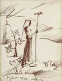 Martin Benka, Z Liptova, 1937, rudka na papieri
