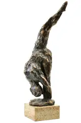 Akrobatka by Jozef Kostka, 1940, bronz, mramorový podstavec, sold Jun 2008
