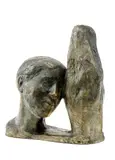 Rudolf Uher, Pieseň, 1959, patinovaná sadra