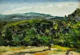 František Studený, Slávičie údolie, 1954, olej na kartóne