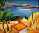 Lajos Tihanyi, Provensálsko, okolo 1930, olej na plátne