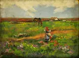 Kopáčka by László Neogrády, okolo 1930, olej na kartóne, sold Jun 2008