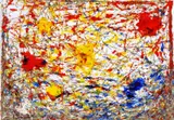 Jakub Nakládal, Priestor, 2008, tempera na papieri