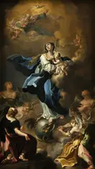 Paul Troger, Immaculata, okolo 1750, olej na plátne (dublované)