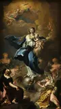 Paul Troger, Immaculata, okolo 1750, olej na plátne (dublované)