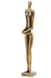 Paľo Tóth, Stojaci ženský akt, okolo 1965, bronz