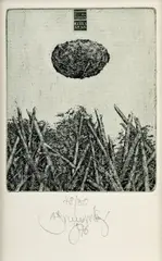 Ex Libris Ivan Maňka by Albín Brunovský, 1976, lept na papieri, sold Jun 2008