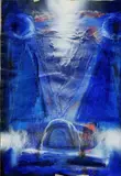 Zbyněk Prokop, Modrá séria I., 1999-2000, olej na papieri