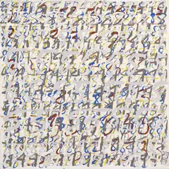 Anna Daučíková, Diptych, 1993, olej na plátne