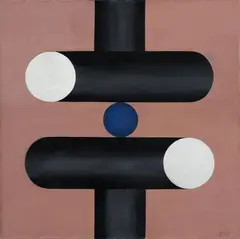 Jarmila Čihánková, Situácia, 1967, olej na plátne