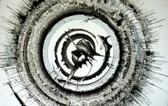 Pavol Megyesi, Centrifugal force 3, 2008, akryl na plátne