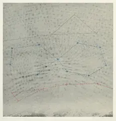Z cyklu Moje súhvezdia VII. by Rudo Sikora, 1982/83, kombinovaná technika na papieri, sold May 2008
