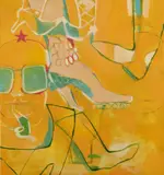 Zuzana Surkošová, Between the Eyes and Heart, 2005, olej na plátne