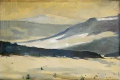 Juraj Krutek, Martinské hole II., 1931, olej na plátne