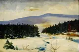 Juraj Krutek, Martinské hole I., 1931, olej na plátne