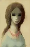 Edita Spannerová, Žena s náhrdelníkom, 1971, pastel na papieri