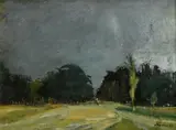 Július & gyula Rudnay, Krajina od Plešivca, okolo 1910, olej na plátne