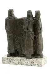 Figúry by Jozef Kostka, okolo 1960, bronz, žulový podstavec, sold Mar 2008