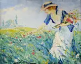 Lipót Illencz, Žena v lete, okolo 1930, olej na plátne