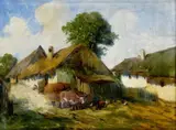 György Németh, Povoz s volami, okolo 1930, olej na plátne