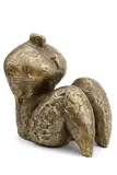 Paľo Tóth, Sediaca, okolo 1970, bronz