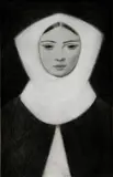 Aurel Kajlich, Hlava Piešťanky, 1935-40, kresba mäkkými ceruzami, uhľom, pastelom, belobou na papieri