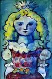 Štefan Cpin, Princeznička, 1967, olej na kartóne
