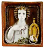 Jozef Franko, Alegória vinobrania II., okolo 1980, glazovaná keramika