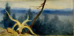 Vývrat by Zoltán Palugyay, okolo 1928, olej na plátne, sold Nov 2007