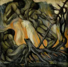 Symbolika by Zoltán Palugyay, 1926, olej na plátne, sold Nov 2007