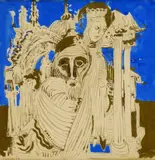 Z cyklu Romanika by Imro Weiner-Kráľ, 1939, akvarel, kombinácia techník na papieri, sold Nov 2007