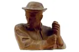 Vojtech Ihriský, Ťažká robota, 1928, pálená hlina