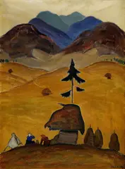 Miloš Alexander Bazovský, Poludnie, 1929, olej na plátne