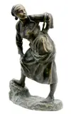 Jozef Kostka, Žnica, okolo 1950-52, bronz