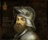 Daniel Hock, Rytier Goetz von Berlichingen, okolo 1900, olej na kartóne
